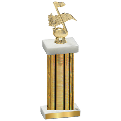 Single Gold Glacier Music Trophy