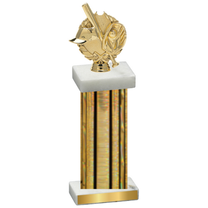 Single Gold Glacier Baseball Trophy