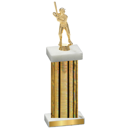 Single Gold Glacier Baseball Trophy