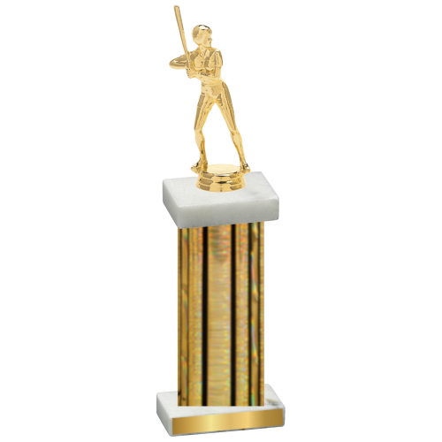 Single Gold Glacier Softball Trophy