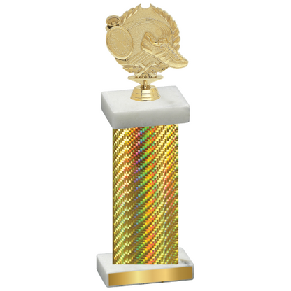 Single Gold Carbon Fiber Running Trophy