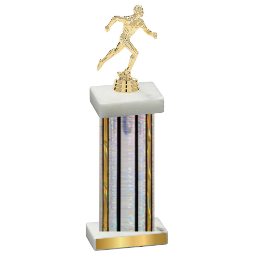 Single Silver Glacier Running Trophy