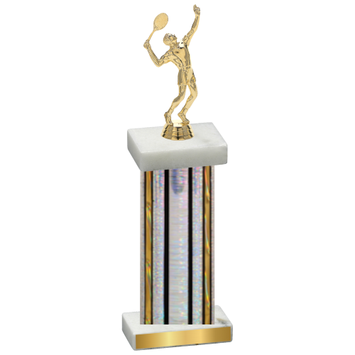 Single Silver Glacier Tennis Trophy