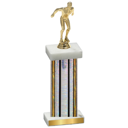 Single Silver Glacier Swimming Trophy