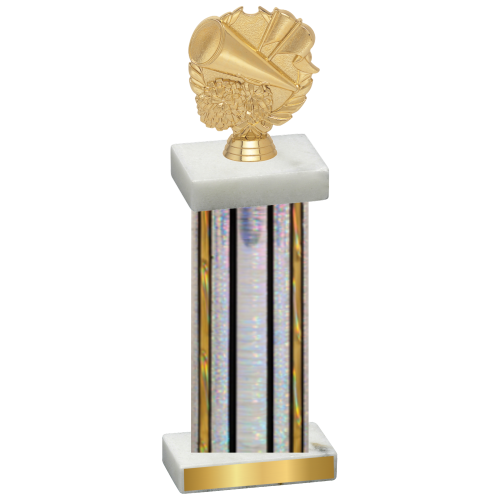 Single Silver Glacier Cheerleading Trophy