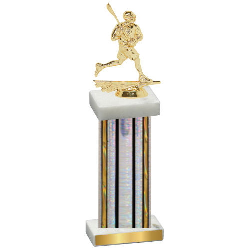 Single Silver Glacier Lacrosse Trophy