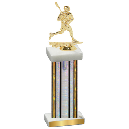 Single Silver Glacier Lacrosse Trophy