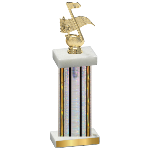 Single Silver Glacier Music Trophy