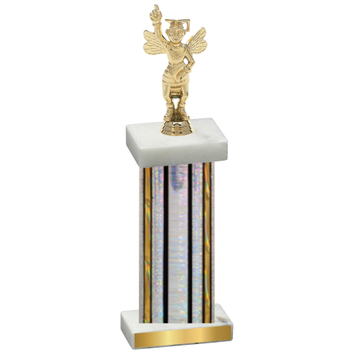 Single Silver Glacier Academics Trophy