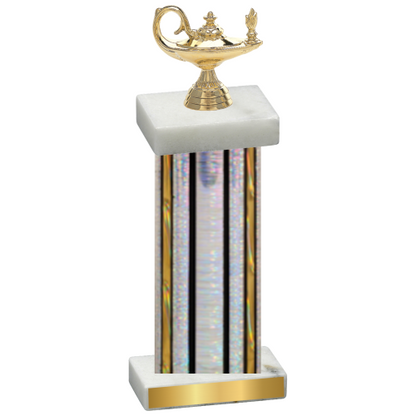 Single Silver Glacier Academics Trophy