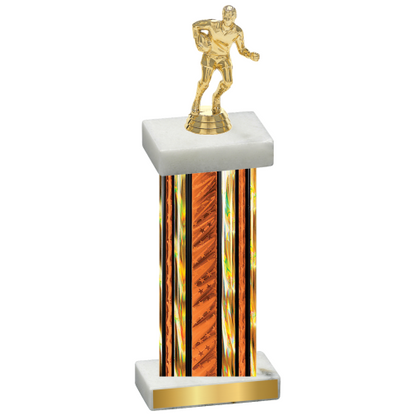 Single Orange Glacier Rugby Trophy