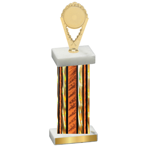 Single Orange Glacier Insert Trophy