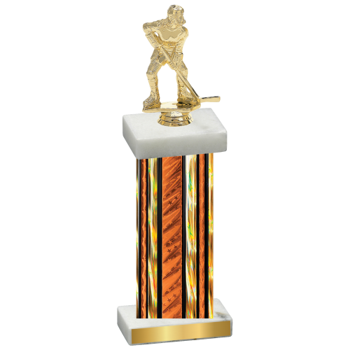 Single Orange Glacier Hockey Trophy