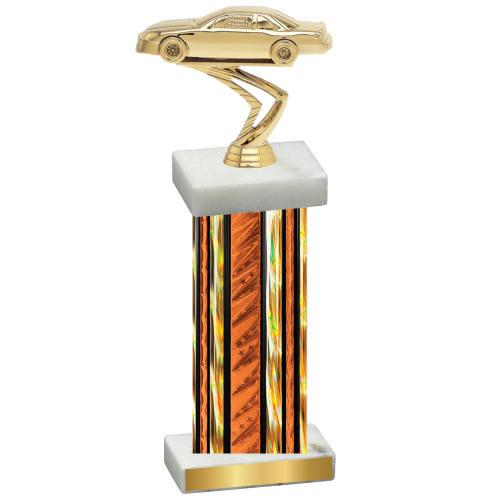 Single Orange Glacier Cars Trophy