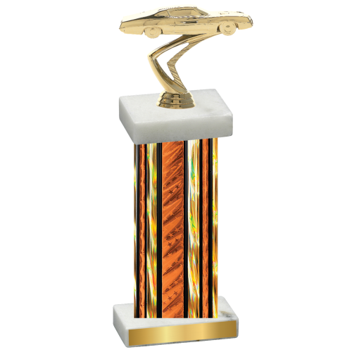 Single Orange Glacier Cars Trophy