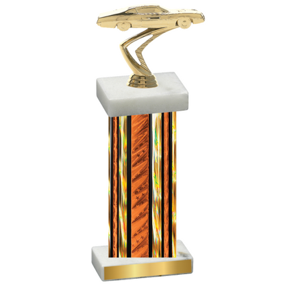 Single Orange Glacier Cars Trophy