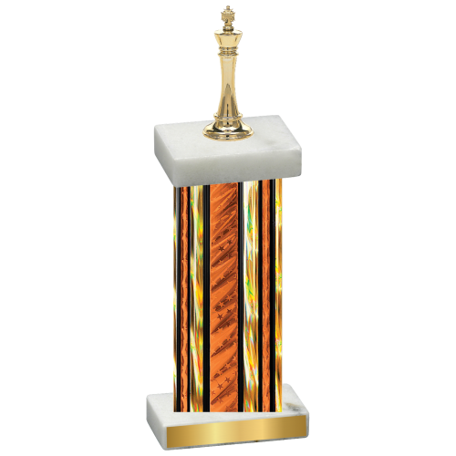 Single Orange Glacier Chess Trophy