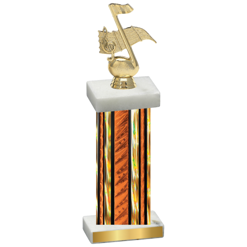 Single Orange Glacier Music Trophy