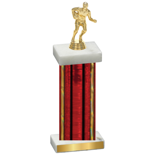 Single Red Glacier Rugby Trophy