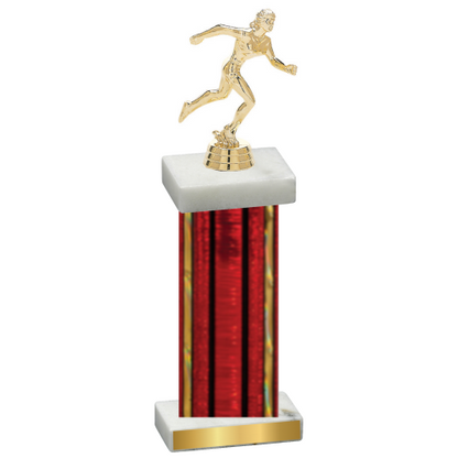 Single Red Glacier Running Trophy