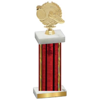 Single Red Glacier Running Trophy