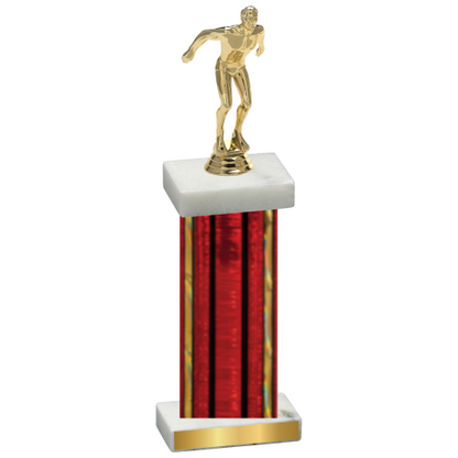 Single Red Glacier Swimming Trophy