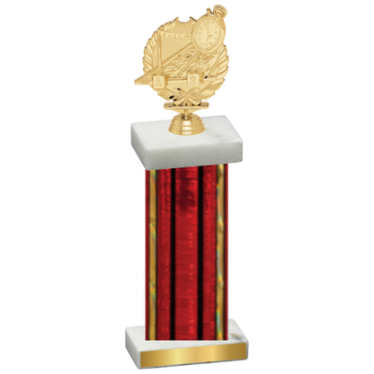 Single Red Glacier Swimming Trophy