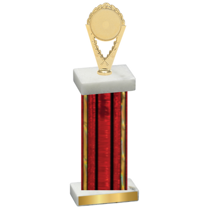 Single Red Glacier Insert Trophy