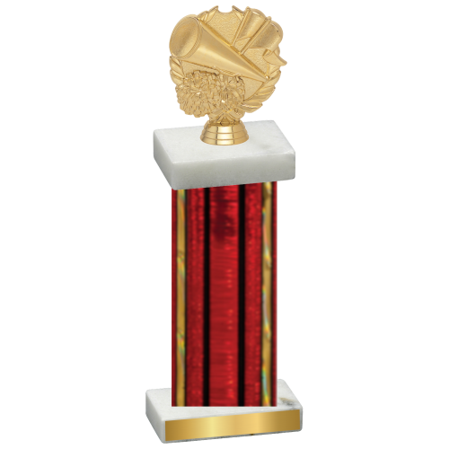 Single Red Glacier Cheerleading Trophy