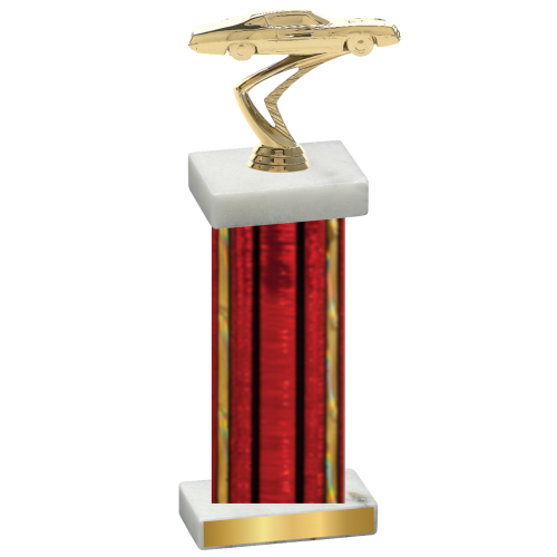 Single Red Glacier Cars Trophy