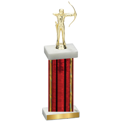 Single Red Glacier Archery Trophy