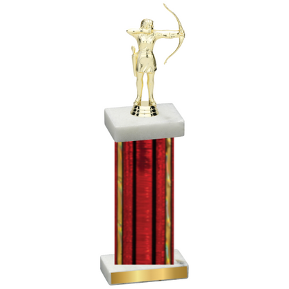 Single Red Glacier Archery Trophy