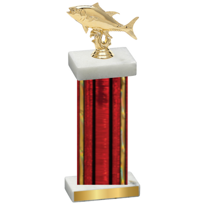 Single Red Glacier Fishing Trophy