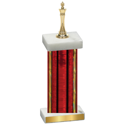 Single Red Glacier Chess Trophy