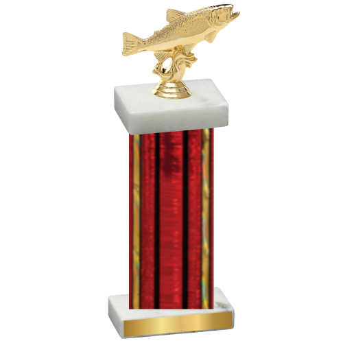 Single Red Glacier Fishing Trophy