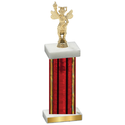 Single Red Glacier Academics Trophy