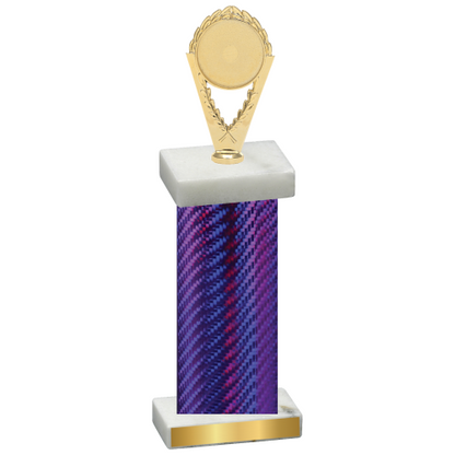 Single Purple Carbon Fiber Insert Trophy