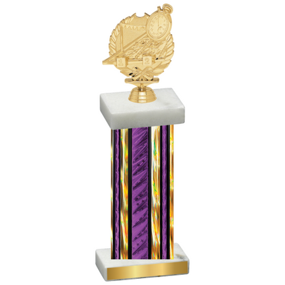 Single Purple Glacier Swimming Trophy