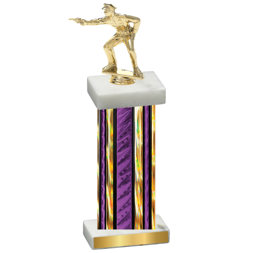 Single Purple Glacier Shooter Trophy