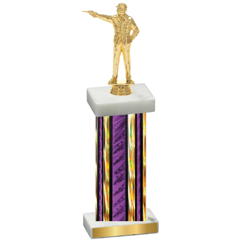 Single Purple Glacier Shooter Trophy