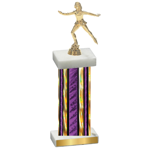 Single Purple Glacier Skater Trophy