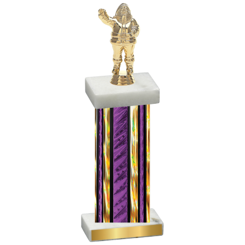 Single Purple Glacier Holiday Trophy