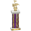 Single Purple Glacier Music Trophy