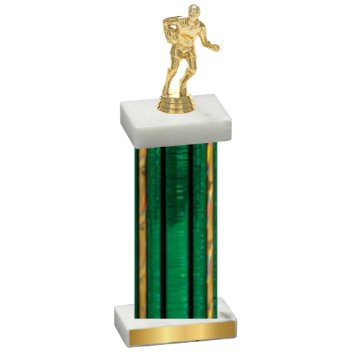 Single Green Glacier Rugby Trophy