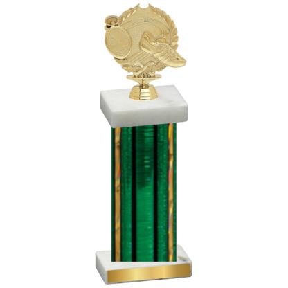 Single Green Glacier Running Trophy