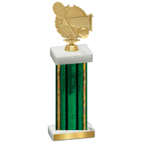 Single Green Glacier Tennis Trophy