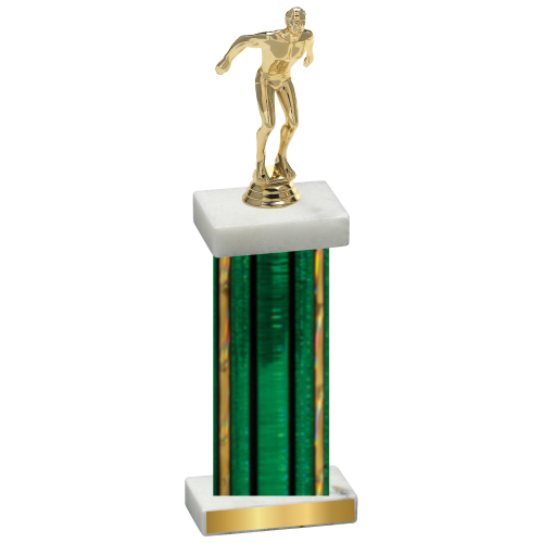 Single Green Glacier Swimming Trophy