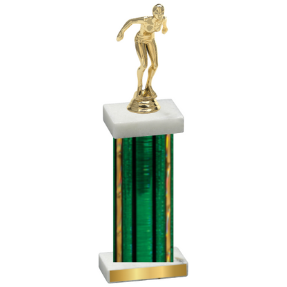 Single Green Glacier Tennis Trophy