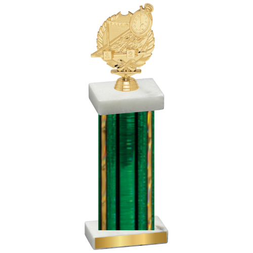 Single Green Glacier Swimming Trophy