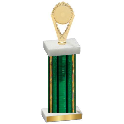 Single Green Glacier Insert Trophy